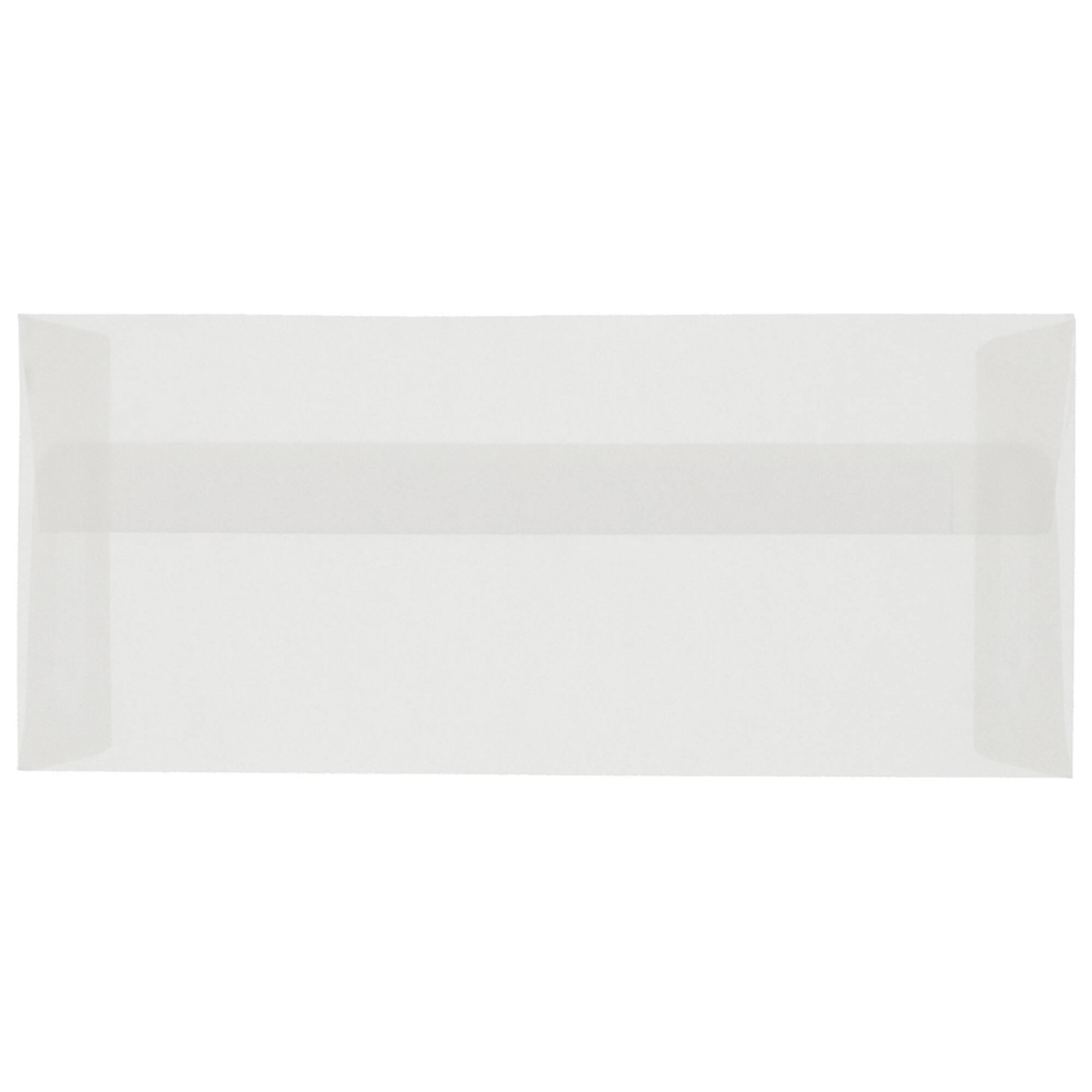 JAM Paper 10 Clear Business Translucent Vellum Envelopes 50ct.